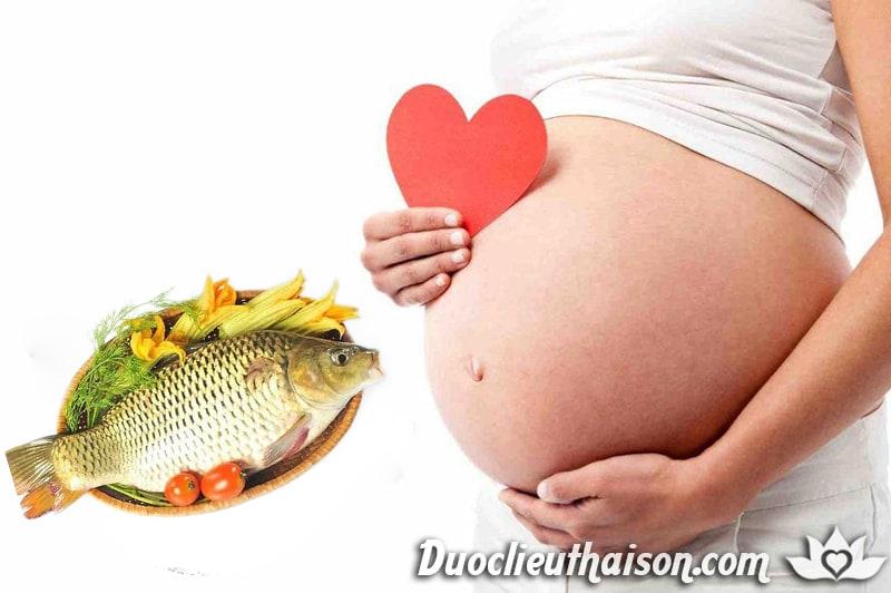 Cá chép có tác dụng rất tốt cho phụ nữ đang mang thai